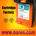 refill ink cartridges for hp138 C9369HE refillable inkjet color